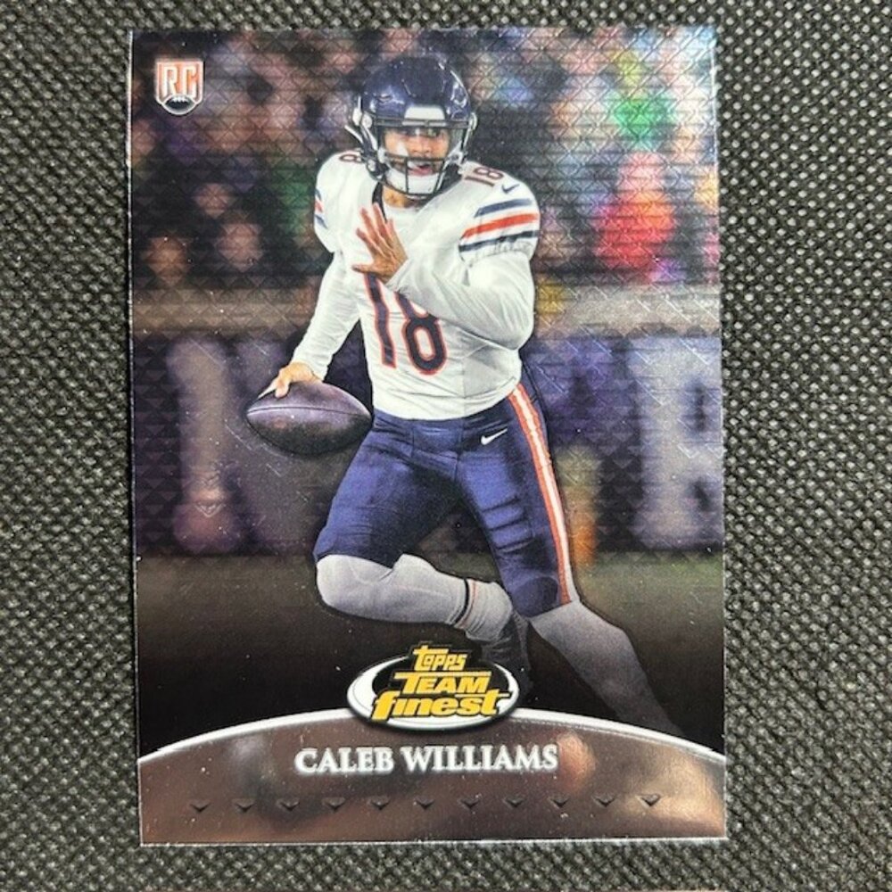 2024 Topps Finest Caleb Williams Team Rookie RC #TF-3 Chicago Bears